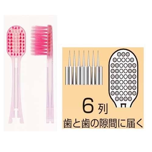 キスユー ワイドヘッド歯ブラシ 替え やわらかめ(2本入*3セット)【イオン歯ブラシK...