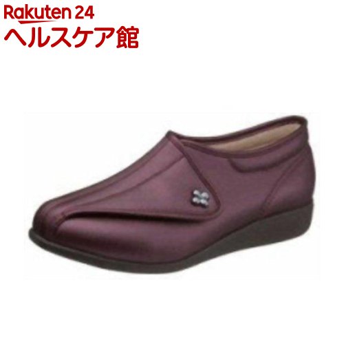快歩主義 L011 ワインスムース KS21043-SM 24.5cm 3E(1足)【快歩主義】