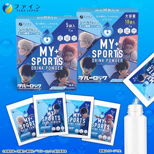 楽天24 ヘルスケア館のマイスポーツドリンクパウダー スポーツドリンク味(10袋入×10セット(1袋40g))【ファイン】｜アングル3