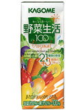 カゴメ 野菜生活100オリジナル 200ml*24 紙パック