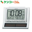セイコー ハイブリッドソーラー 電波時計(温度・湿度表示付き目ざまし時計) SQ751W【送料無料】