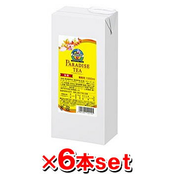 【同梱不可】パラダイスティー [1000ml×6本] 【1ケース】UCC 紅茶(パラダイストロピカルティー)のサムネイル