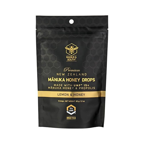 オーバーシーズ マヌカサウス マヌカハニードロップ レモン＆ハニー 60g x1個のサムネイル