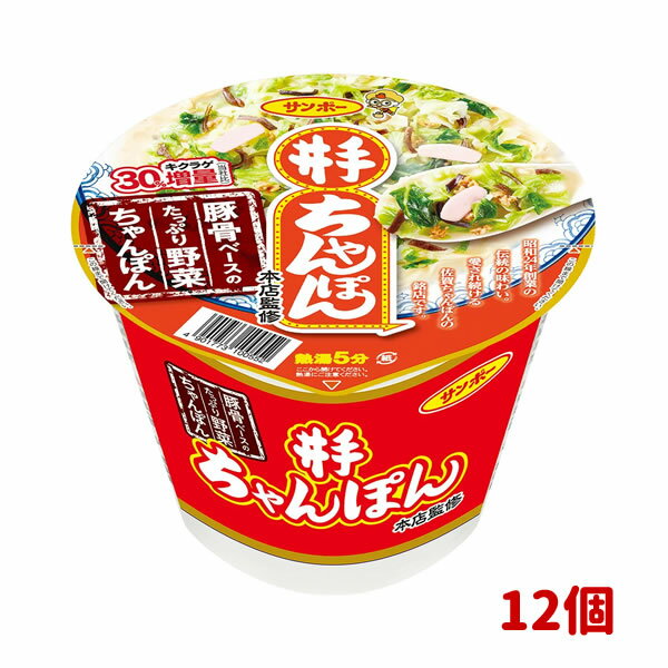 サンポー食品 井手ちゃんぽん 135g x12個