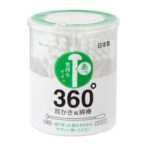 山洋 360度耳かき風綿棒 スタンダードタイプ 100本入り