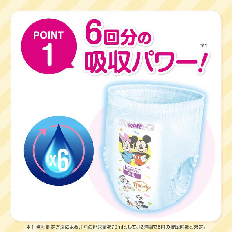 【送料無料】[ケース販売]グーン 12時間ぐんぐん吸収パンツBIG 40枚x3セット(大王...