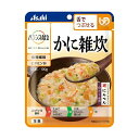 【ゆうパケット配送対象】アサヒグループ食品 バランス献立 かに雑炊 100g(舌でつぶせる) x1個 シニアケア 介護食(ポスト投函 追跡ありメール便)