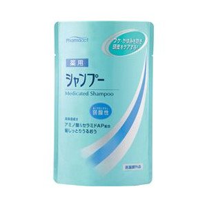 [熊野油脂]ファーマアクト 弱酸性薬用シャンプー 詰替え 400mL (PHARMA ACT)