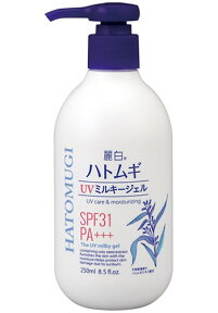 [熊野油脂]麗白 ハトムギUVミルキージェル 250mL (麗白)