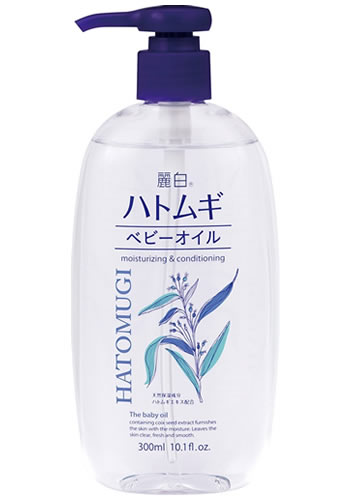 熊野油脂 麗白 ハトムギベビーオイル 300mL (麗白)