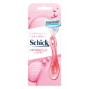 Schick シック ハイドロシルク ホルダー(刃付き+替刃1個)(女性用 顔そり 剃刀 かみそり 髭剃り ひげそり)
