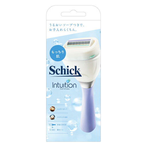 Schick シック イントゥイション もっちり肌 スリムホルダー(刃付き+替刃1個)(女性用 剃刀 かみそり 髭剃り ひげそり) Schick シック イントゥイション もっちり肌 スリムホルダー(刃付き+替刃1個)(女性用 剃刀 かみそり 髭剃り ひげそり)