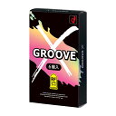 【ゆうパケット配送対象】オカモト GROOVE(グルーヴ) X リアルフィット 6個入り(コンドーム 避妊具)(ポスト投函 追跡ありメール便)