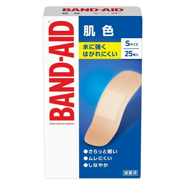 Kenvue(ケンビュー) BAND-AID バンドエイド 救急絆創膏 肌色 Sサイズ 25枚(ばんそうこう)