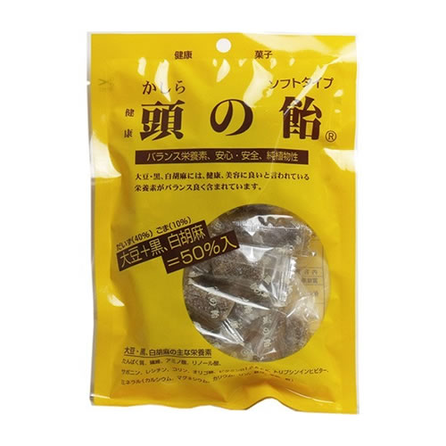 【ゆうパケット配送対象】ジムジョン「頭の飴」袋入 80g(ポスト投函 追跡ありメール便)