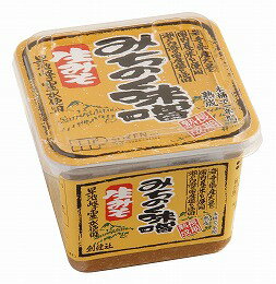 内容量 500g 原材料 大豆［岩手（遺伝子組換えでない）］、米(国内産）、食塩(瀬戸内海） 保存方法 直射日光、高温多湿の所を避け常温で、保存して下さい。 開封後はお早めにお召し上がり下さい。 本品製造工場では「小麦」を含む製品を生産しています。 分析データ 100gあたり エネルギー 195kcal たんぱく質 10.2g 脂質 4.8g 炭水化物 27.8g 食塩相当量 11.3g 賞味期限 製造日より180日 製造元 創健社 検索用文言 創健社 みちのく味噌 カップ 500g 広告文責 株式会社ケンコーエクスプレス TEL:03-6411-5513 ##SIZE_INFO##岩手県産大豆と国内産米使用のお味噌 ●岩手県産大豆と国内産米を使用しております。 ●アルコールは加えていないのでおいしさが生きています。 ●塩は瀬戸内海の国産塩を使用しています。 ●木桶で1年間長期熟成させた味わいのある味噌です。 ●仕込み水には、岩手県北上山地の早池峰山麓一帯の雪解け水が長い年月をかけて山肌に浸み込んでろ過された地下水を150mのボーリングによって汲み上げられたまろやかな味わいのおいしい水（早池峰霊水）を使用しています。 ●酵母が生きていますので発酵の際、多少ガスが発生しますので、小さなバルブ（みその吸収口）をつけてあります。 ●使いやすいカップ入りですので容器に移し替えずにそのままご使用できます。