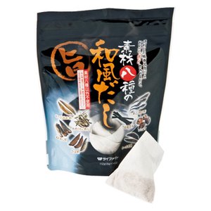 ライフメイト 素材八種の和風だし 112g(8g×14袋)【自然食品 美容 ヘルシー食材】