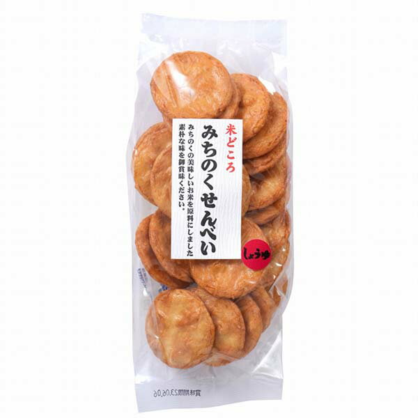 味泉 みちのくせんべい しょうゆ 110g