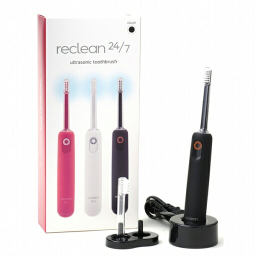 伊藤超短波 reclean(リクリーン)24/7 (黒)(超音波歯ブラシ 歯垢除去歯ブラシ) 伊藤超短波 reclean(リクリーン)24/7 (黒)(超音波歯ブラシ 歯垢除去歯ブラシ)