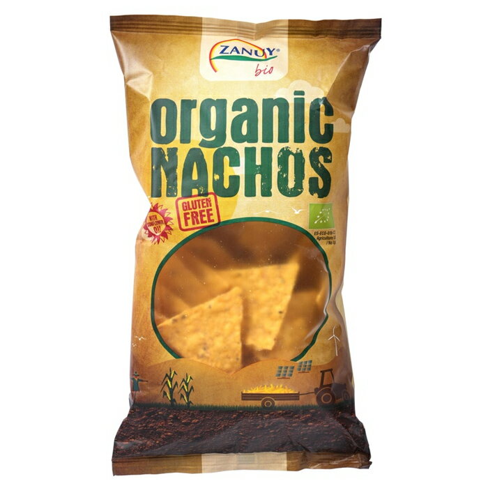ボーアンドボン ザヌイ 有機ナチョスチップス 125g(有機JAS認証品 有機栽培コーン グルテンフリー)