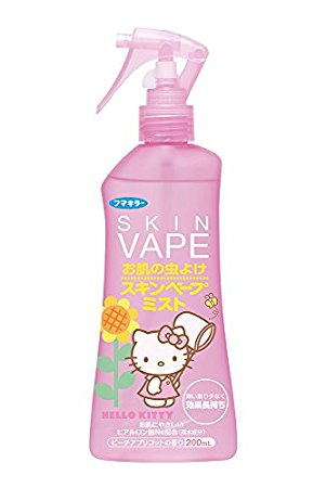 フマキラー スキンベープ 虫よけスプレー ミストタイプ キティ ピーチの香り 200ml[医薬部外品]