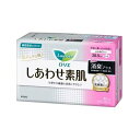 区分 衛生用品・介護 原産国 日本 使用方法 生理時に適宜取り替えてご使用ください。 成分 表面材：ポリエチレン・ポリプロピレン・ポリエステル 注意事項 ・お肌に合わない時は医師に相談してください。 ・使用後のナプキンは個別ラップに包んですててください。 ・トイレにすてないでください。 ※保管及び取扱い上の注意 ・開封後は、ほこりや虫等が入り込まないよう、衛生的に保管してください。 製造元 花王 103-8210 東京都中央区日本橋茅場町1-14-10 紙おむつ、生理用品：0120-165-695 検索用文言 [ロリエ]しあわせ素肌　消臭プラス　ふつうの日用羽つき(20.5cm)　22コ 広告文責 株式会社ケンコーエクスプレス TEL:03-6411-5513[ロリエ]しあわせ素肌　消臭プラス　ふつうの日用羽つき(20.5cm)　22コ ●生理中の繊細な素肌に快適なつけ心地。 ●低刺激タッチのワッフルシート(メーカー従来品の「ふわポコ表面シート」と同一)採用。 ●肌にあたる面を最小限(ロリエ生理用ナプキン内)にし、こすれを抑えます。 ●ドッと出ても経血を素早く吸い込み、肌さらさら続く。 ●100％通気素材でムレにくい。(ズレ止めテープ部分除く) ●活性炭消臭シート(消臭材)で経血のニオイまで消臭