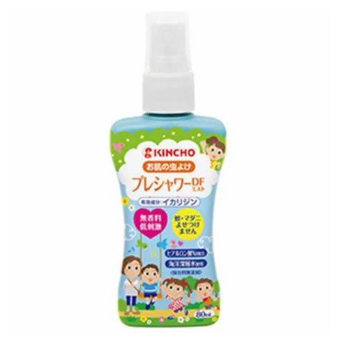 大日本除虫菊 金鳥 お肌の虫よけプレシャワーDF ミスト無香 80mL 【防除用医薬部外品】