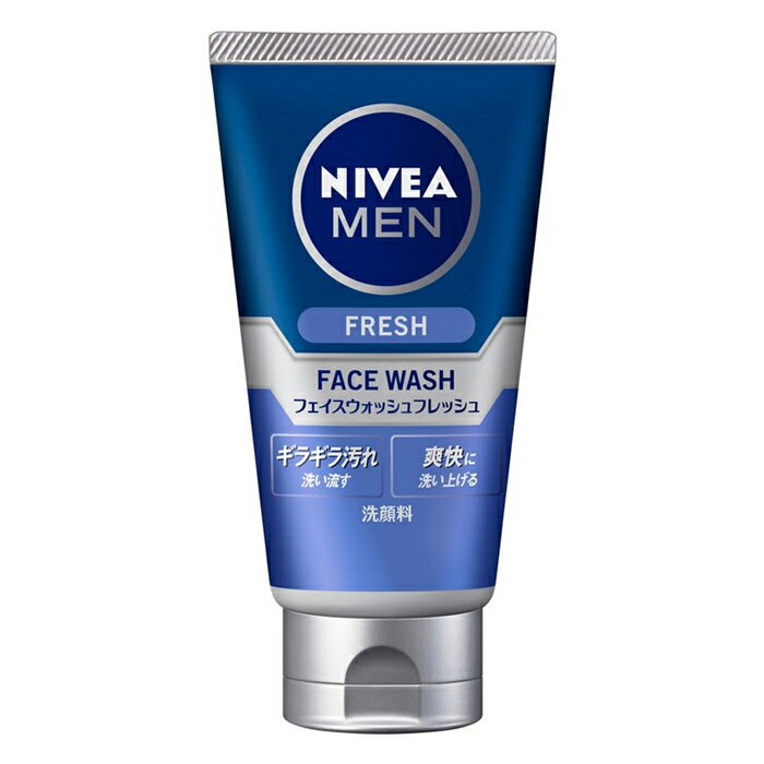 [花王]ニベアメン フェイスウォッシュ フレッシュ 100g (NIVEA ニベア 洗顔料 洗顔フォーム 洗顔 メンズ 男性用)