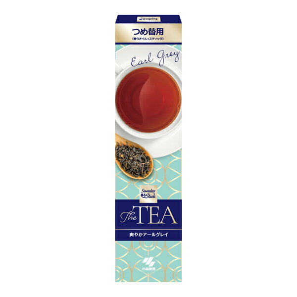 [小林製薬]サワデー香るスティック The TEA 爽やかアールグレイ 詰め替え用 70ml 1個(芳香剤 部屋用 寝室用 ルームフレグランス)のサムネイル