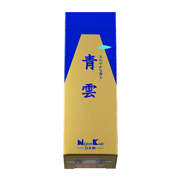 [日本香堂]青雲 さわやかな香り 新徳用型 100g(お線香 煙少なめ 仏具用品 お墓参り)