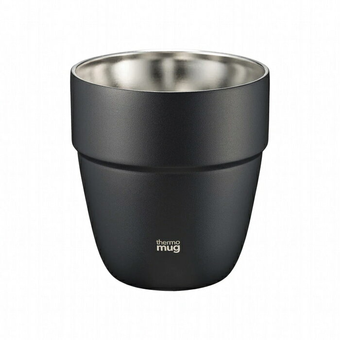 サーモマグ thermo mug スタッキングタンブラー S オールブラック 300ml ALLBLACK STACKING TUMBLER[ST21-31](保温・保冷マグ/水筒/子供/お弁当)