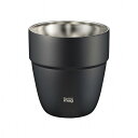 サーモマグ thermo mug スタッキングタンブラー S オールブラック 300ml ALLBLACK STACKING TUMBLER[ST21-31](保温・保冷マグ/水筒/子供/お弁当)