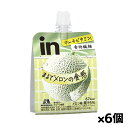 森永製菓 inゼリー フルーツ食感 メロン 150g x6個（12種類のビタミン）[36JMM30100]