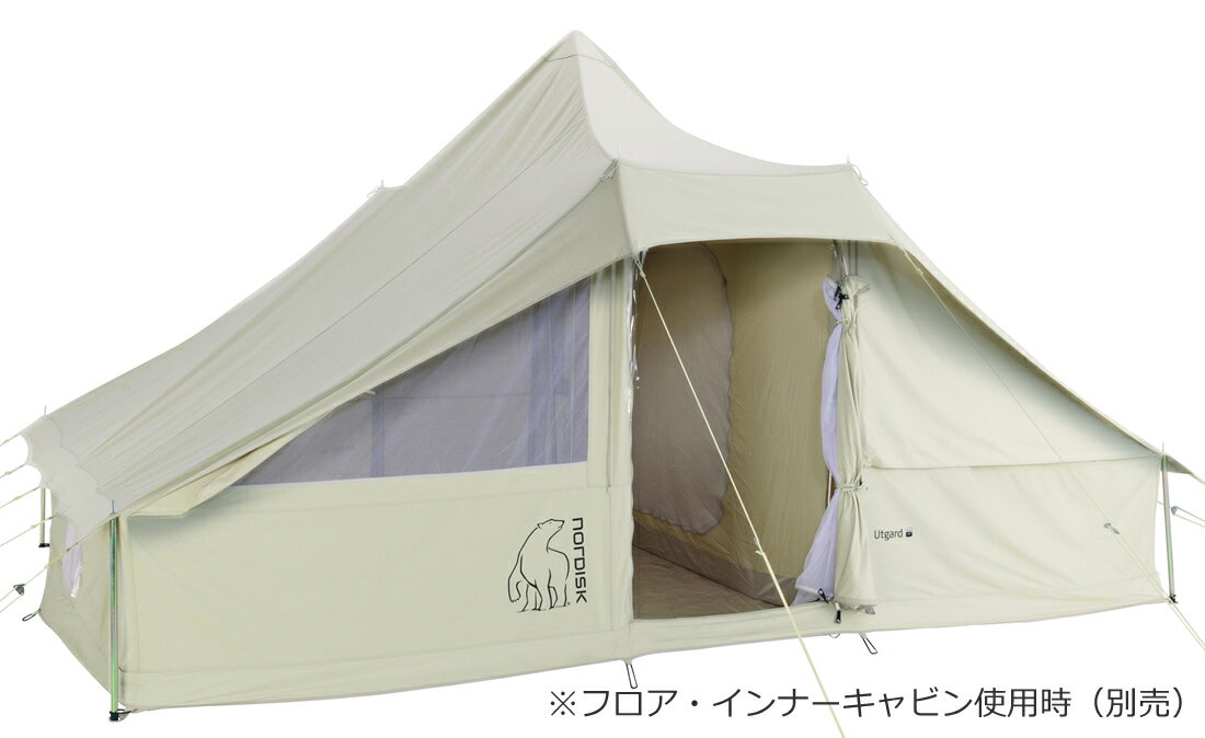 ＼Nordisk製品・全品送料無料／NORDISK コットンテント Utgard 13.2 JP (ウトガルド13.2本体)(ノルディスク tent 6～8人用)