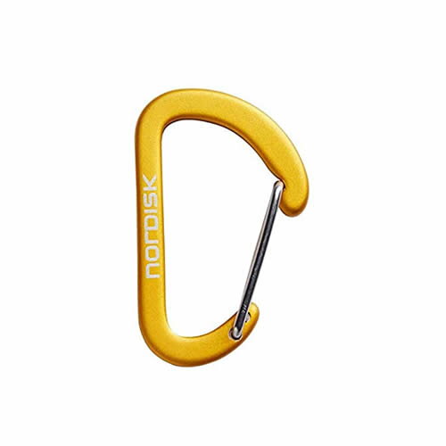 ＼Nordisk製品・全品送料無料／【国内正規品】NORDISK ノルディスク Mini Hooks Mustard(12Pcs)(ミニフック マスタード 12点セット ミニカラビナ)[148080]