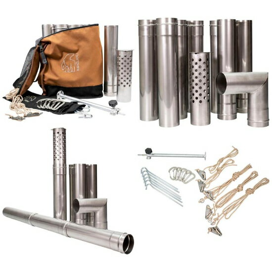 _NordiskiESi^yKizNORDISK mfBXN Torden Chimney Pipe Set (g[f `j[pCvZbg dXg[uppCv)[149036]