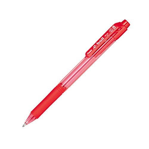 Rakuten - 【ゆうパケット配送対象】ドット・イー（．e）ボール [BK130-B] 1本 中字（1．0mm） インク色：赤（油性ボールペン）(ポスト投函 追跡ありメール便)