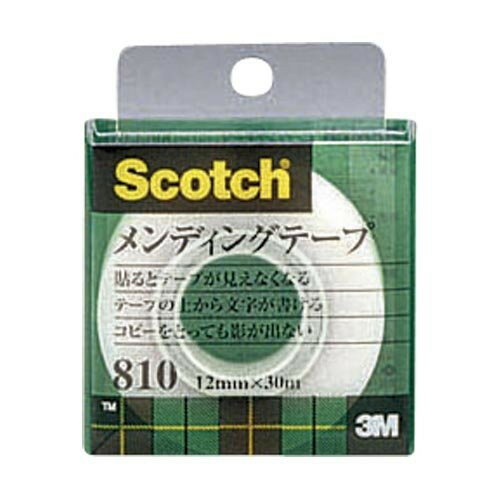 【ゆうパケット配送対象】〈スコッチ〉メンディングテープ [810-1-12C] 1巻 （小巻...