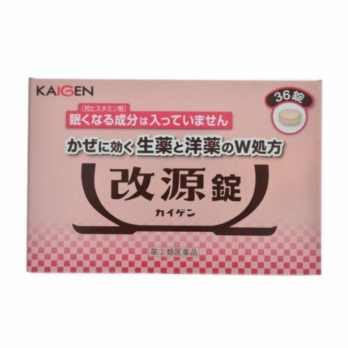 【ゆうパケット配送対象】【第(2)類医薬品】改源錠 36錠【SM】(カイゲンファーマ)(ポスト投函 追跡あり..