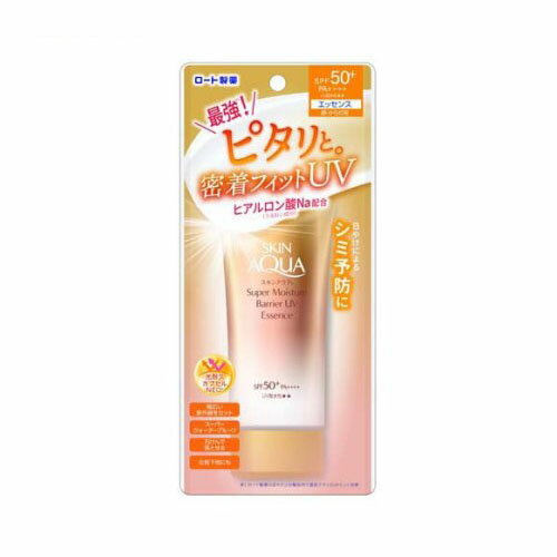 スキンアクア スーパーモイスチャーバリアUVエッセンス 70g(SPF50+ PA++++ 日焼け止め 顔 体 ボディ スキンアクア)(ロート製薬) スキンアクア スーパーモイスチャーバリアUVエッセンス 70g(SPF50+ PA++++ 日焼け止め 顔 体 ボディ スキンアクア)(ロート製薬)
