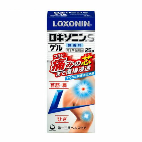 【第2類医薬品】ロキソニンSゲル 25g【SM】(第一三共ヘルスケア)