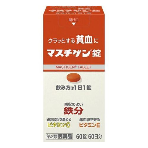 【第2類医薬品】日本臓器製薬 マスチゲン錠 60錠