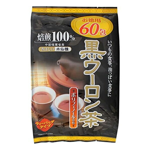 AJD 黒ウーロン茶 お徳用 60包入り