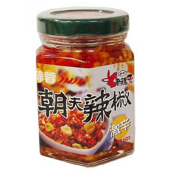 老騾子 蒜蓉朝天辣椒 にんにく入り辛味調味料 105g