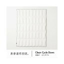 サステナブルな温もりを「CLEAN CYCLE DOWN 夏用肌掛け」サイズ：セミダブル ※返品可 1