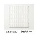 サステナブルな温もりを「CLEAN CYCLE DOWN 春秋用合い掛け」サイズ：ダブル ※返品可