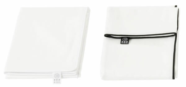 抗菌高級コットン100％の安心。　白く清潔な「ピローケース」80 （中：70×50cm）