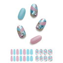 【ゆうパケット配送対象】GLAMBUX グラムバックス パーツコートジェルネイル Pastel Leaf パステルリーフ（23NA05) 1セット(ネイルアート専用 ネイルシール UV硬化)(ポスト投函 追跡ありメール便)