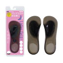 ASHIMARU(アシマル) レディースジェル2BLK24.0-25.5cm(インソール 靴底 ウォーキング)(4)