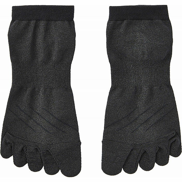 楽天健康エクスプレス【ゆうパケット配送対象】Phiten ファイテン 軽量 ソックス5本指 和紙 ブラック 22-24cm フットケア 羽 軽い 羽生結弦 AL945470（ポスト投函 追跡ありメール便）